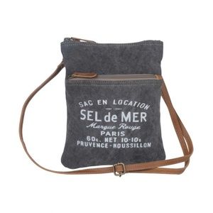 SOLD SOLD SOLD MYRA PETIT GRAY SMALL & CROSSBODY BAG